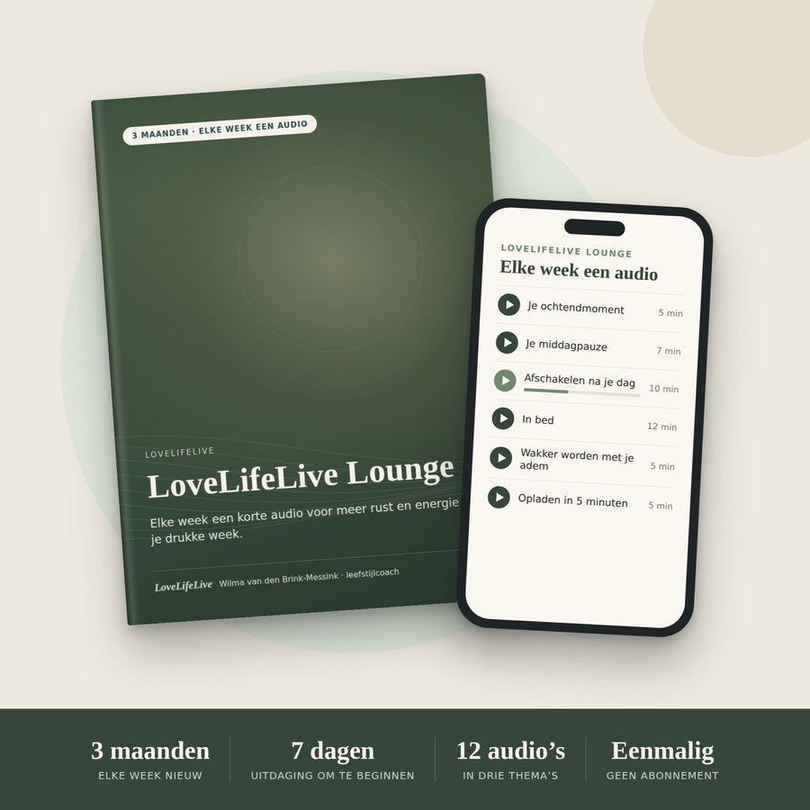 De LoveLifeLive Lounge op je telefoon